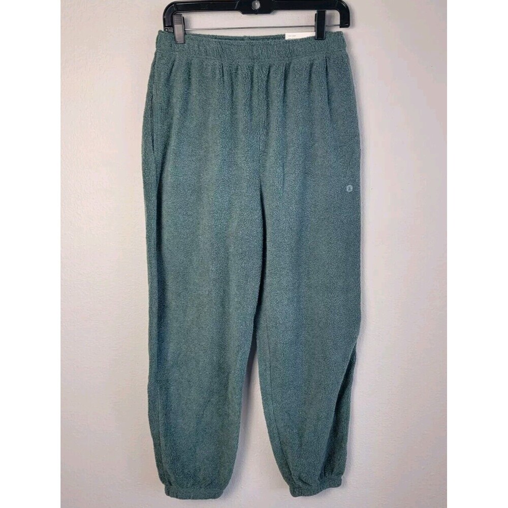 American Eagle Super High-Rise Baggy Fleece Jogger  Green Size Small